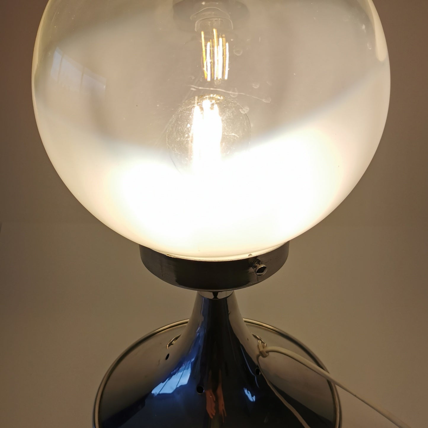 Vintage Design Tischlampe zugeschrieben Mazzega um 1970 Lampen Murano Mazzega