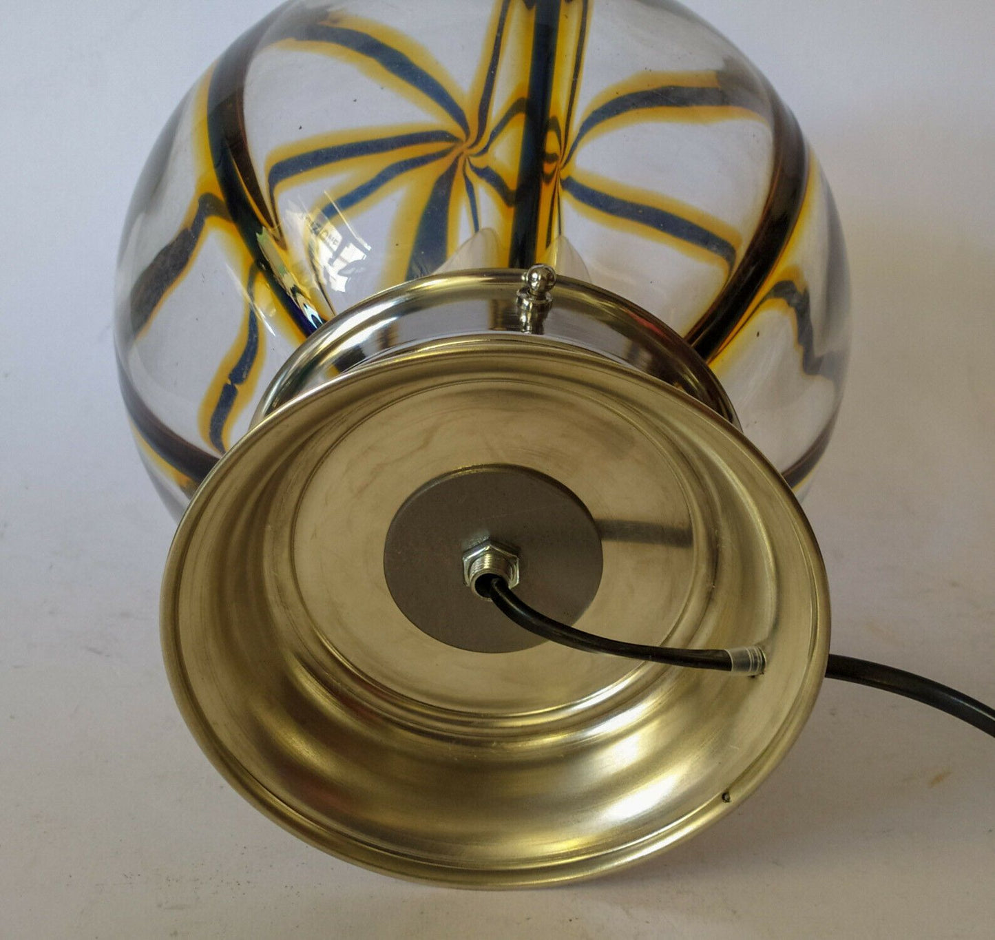Tischlampe Design Toni Zuccheri für Mazzega um 1970 Lampen Toni Zuccheri Mazzega Murano