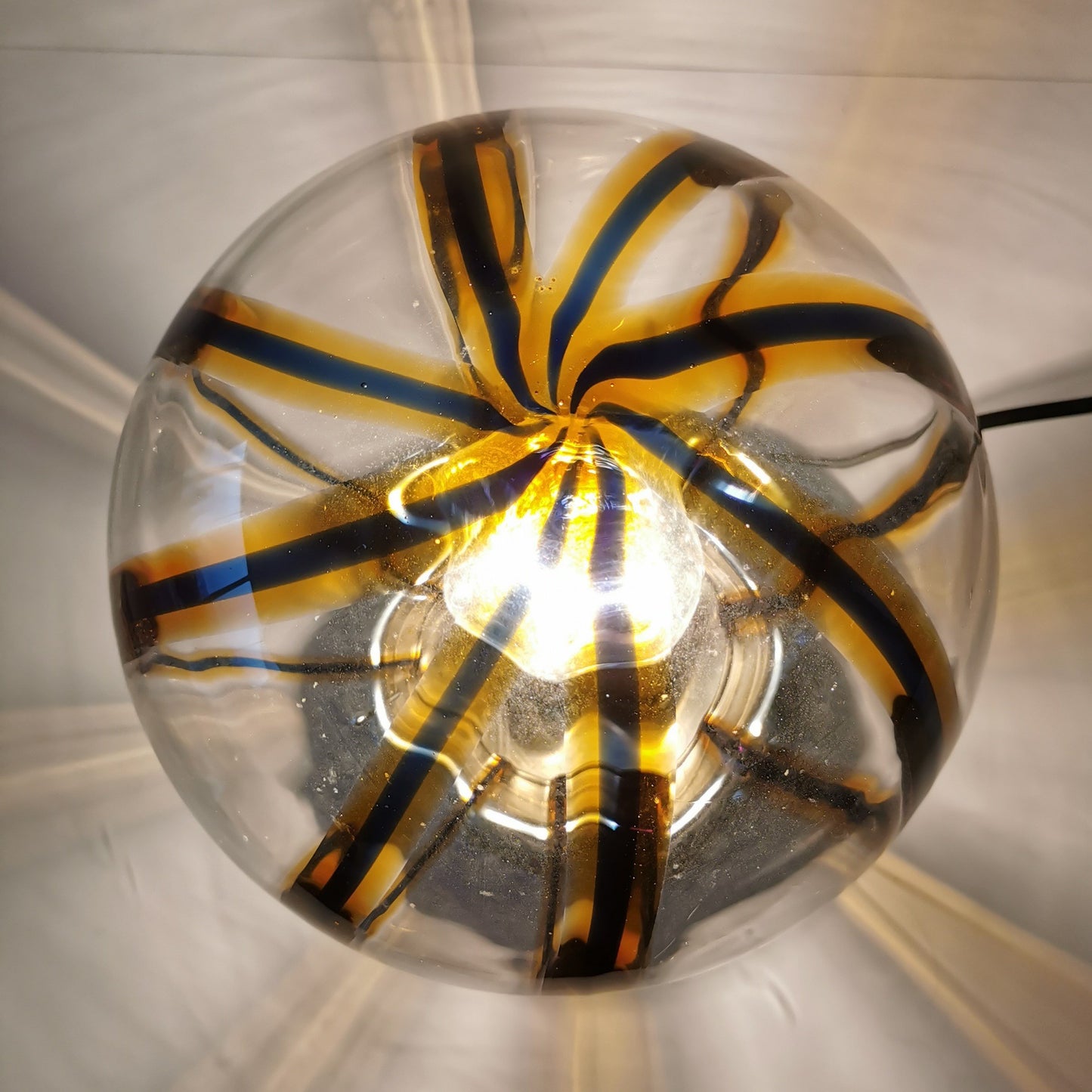 Tischlampe Design Toni Zuccheri für Mazzega um 1970 Lampen Toni Zuccheri Mazzega Murano