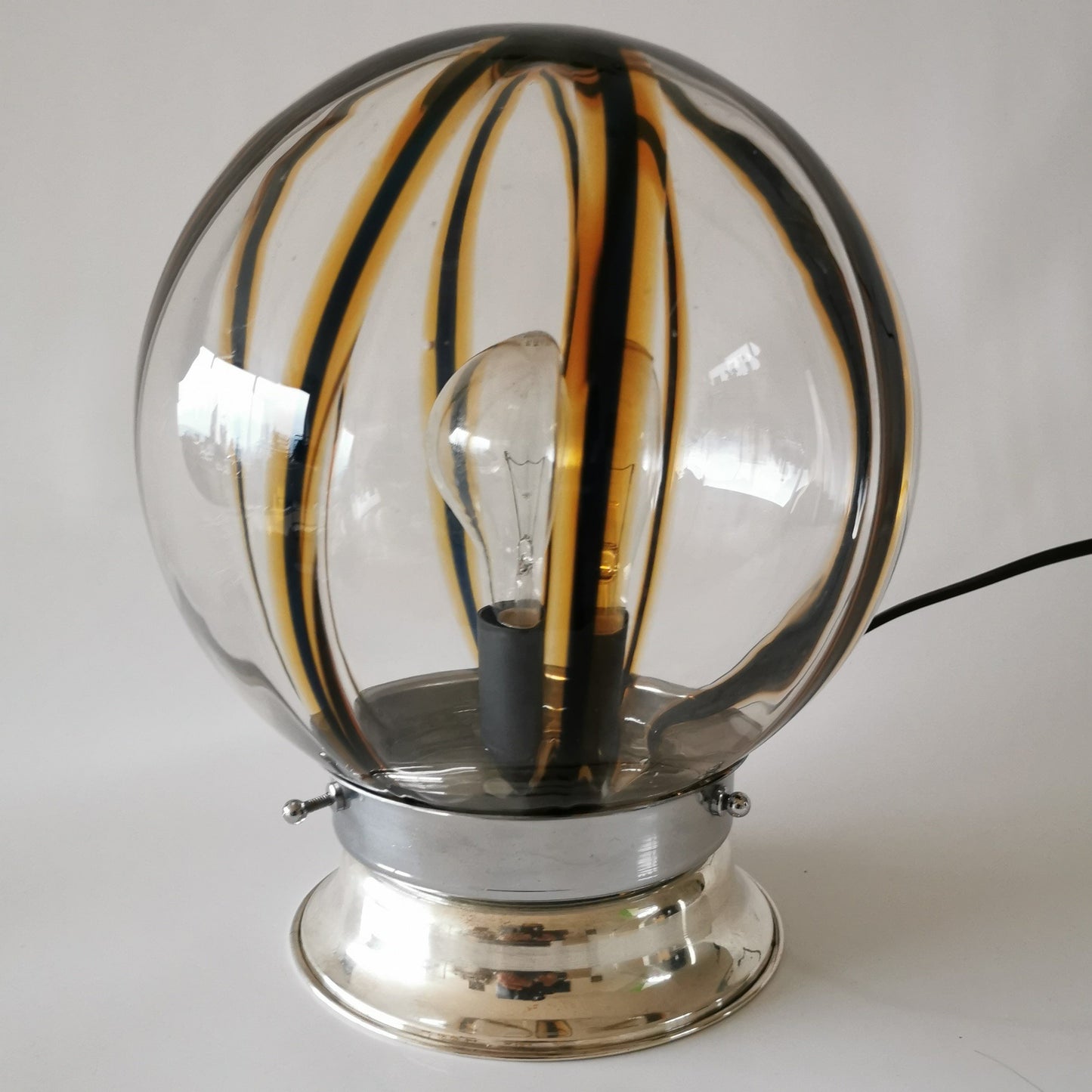 Tischlampe Design Toni Zuccheri für Mazzega um 1970 Lampen Toni Zuccheri Mazzega Murano