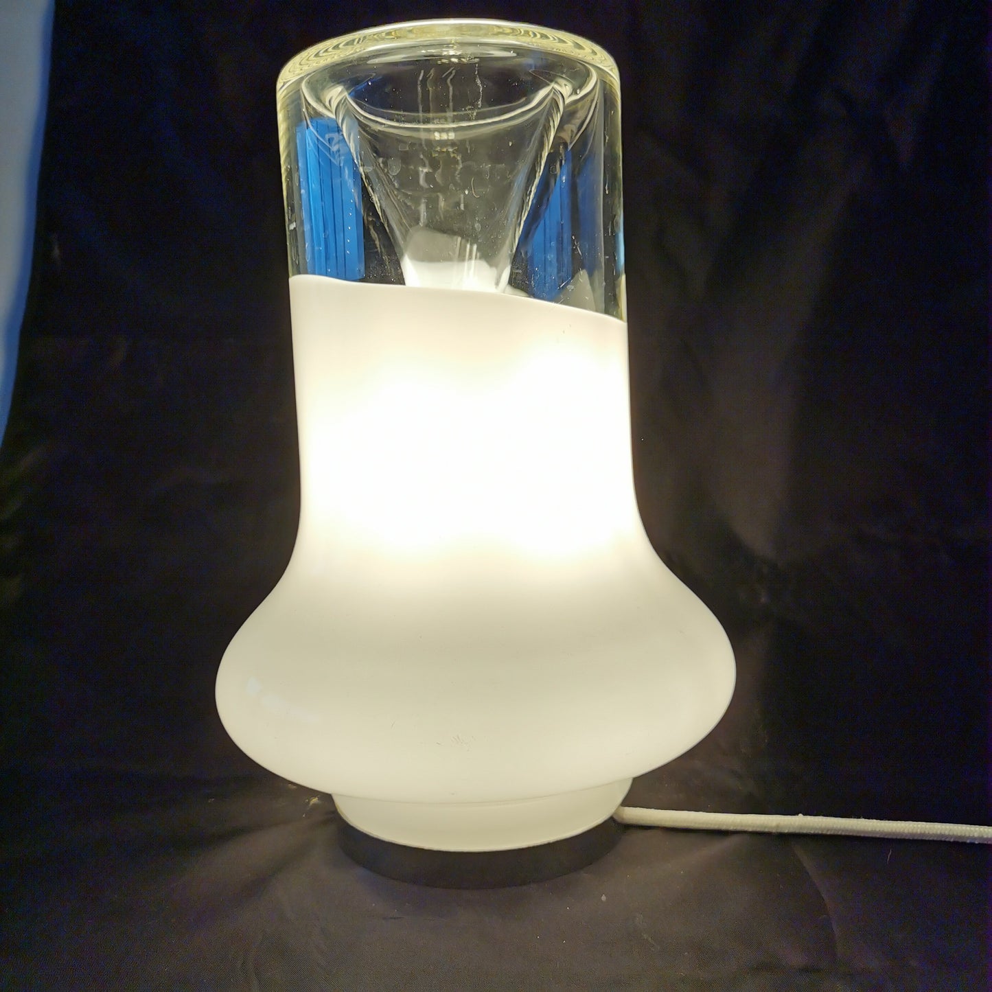 Vintage Tischlampe Design Carlo Nason für Mazzega um 1970 Lampen Carlo Nason Mazzega