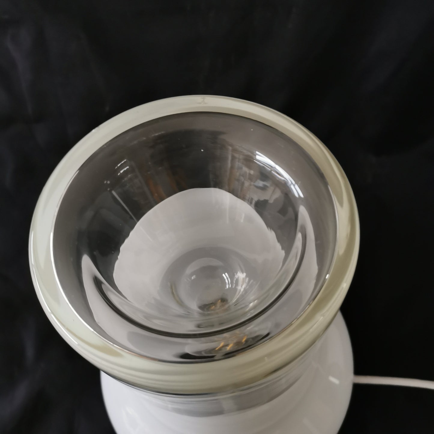 Vintage Tischlampe Design Carlo Nason für Mazzega um 1970 Lampen Carlo Nason Mazzega