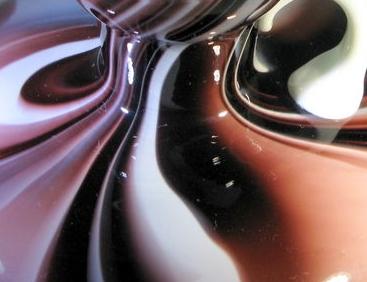 Kleine Vase von Carlo Moretti Murano.