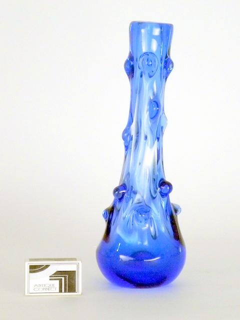 Hübsche blaue Noppenvase Vasen vendor-unknown