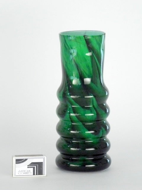 Grüne Vase Italien 1960-70.