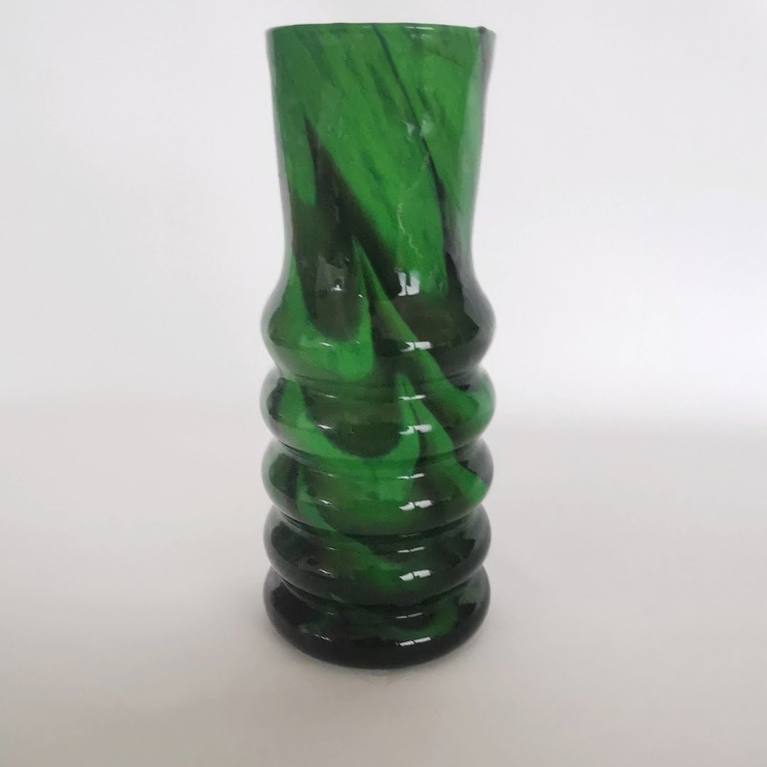 Grüne Vase Italien 1960-70.