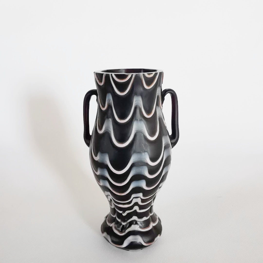 Kleine Vase a Fenicio Fratelli Toso 1900.