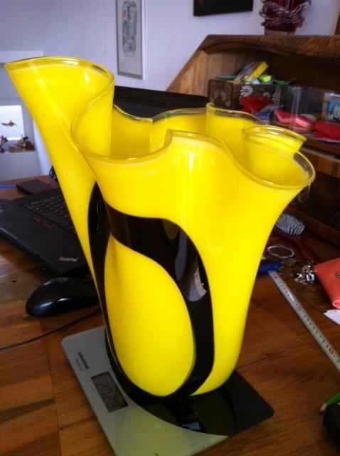 Gelbe Vase
