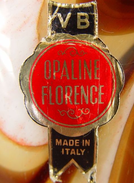 Opaline Florence glass jug