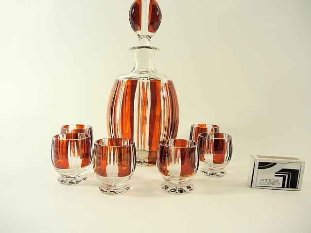 Art Déco Kristallkaraffe