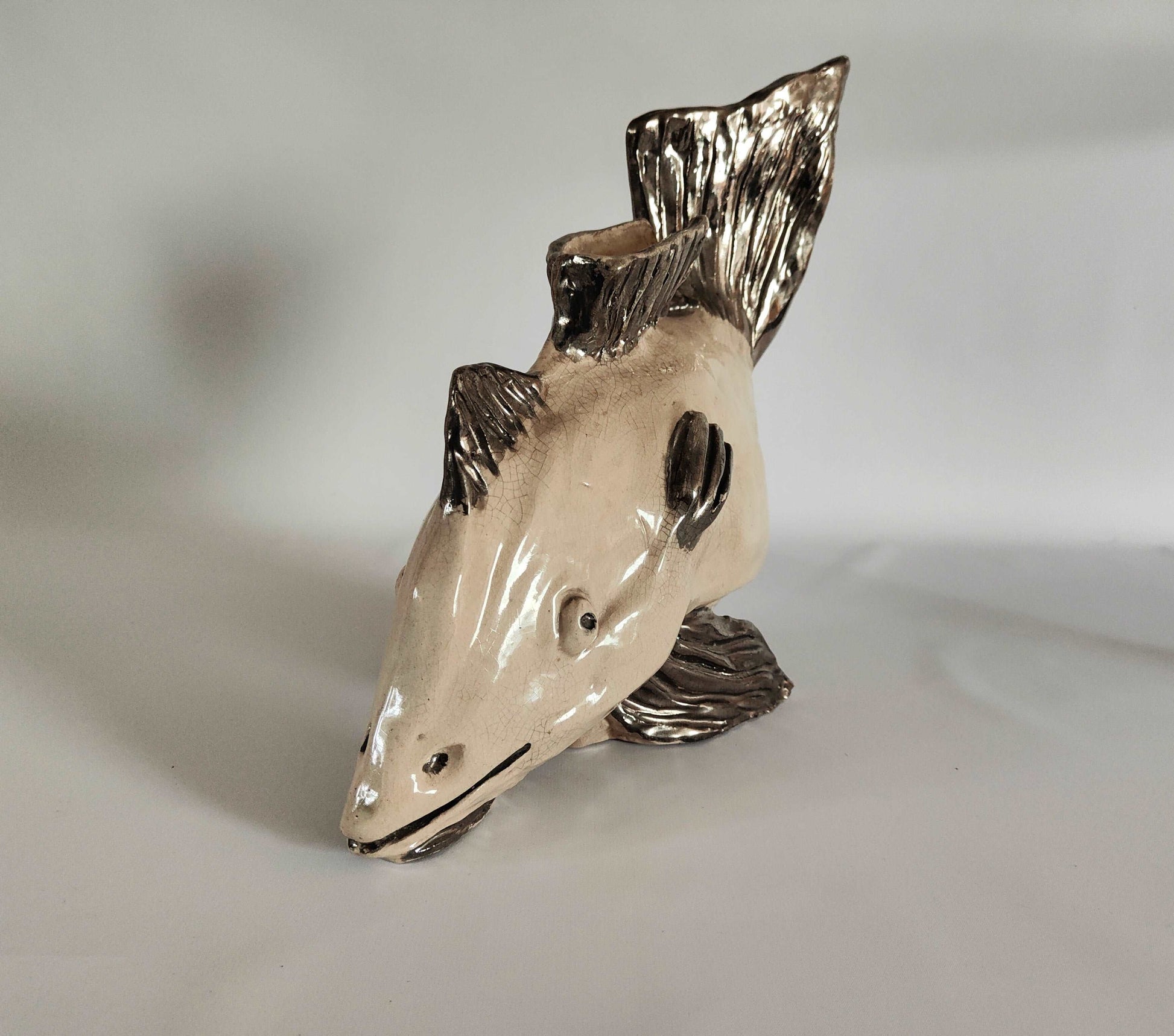 Fischfigur Keramik