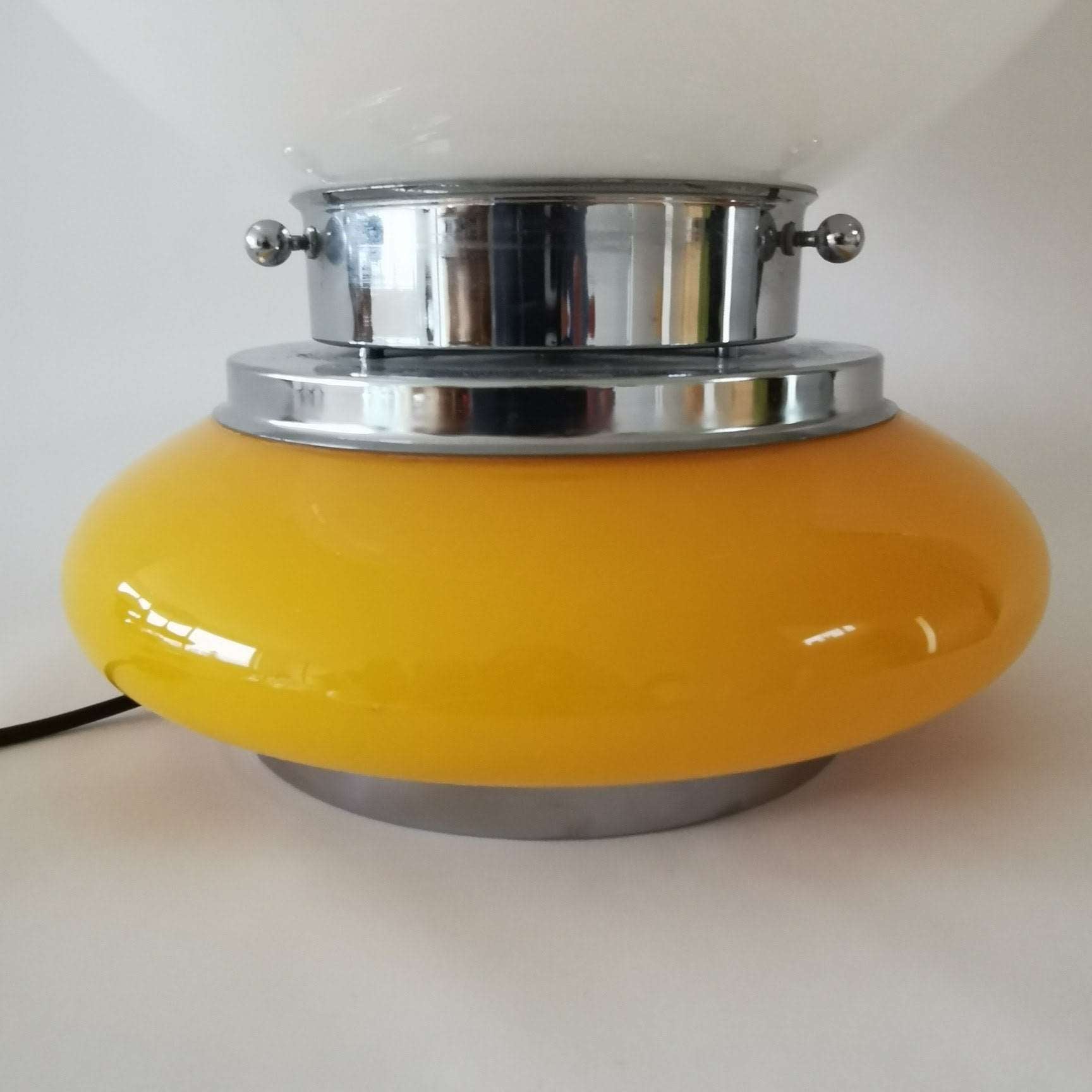 Design Tischlampe von Mazzega um 1970 Lampen Murano Mazzega 