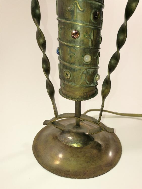Jugendstil Rauchverzehrer Berger-Lampe um 1910 Rarität.
