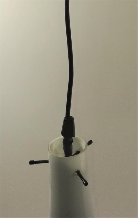 Vintage Design Deckenlampe BIRILLO Vereria VISTOSI, Italien um 1960.