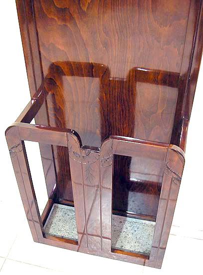 Art Déco Wandardgarderobe Frankreich Coat Tack um 1925