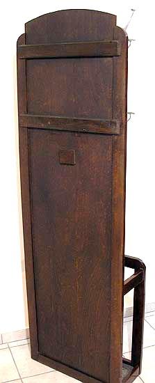 Art Déco Wandardgarderobe Frankreich Coat Tack um 1925