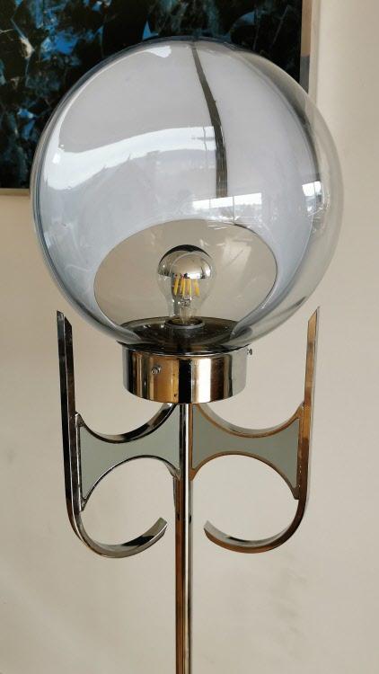 Stehlampe Design Toni Zuccheri für Venini Serie Membrana 1966 Leuchten Toni Zuccheri Venini Murano 