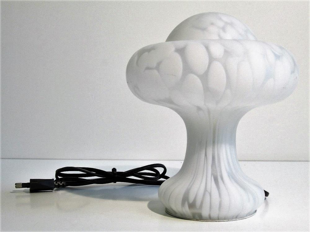 Italienische Tischlampe Design Mazzega Murano um 1970.