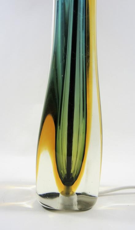 Lampenfuss Murano, Sommerso 1960- 1970.
