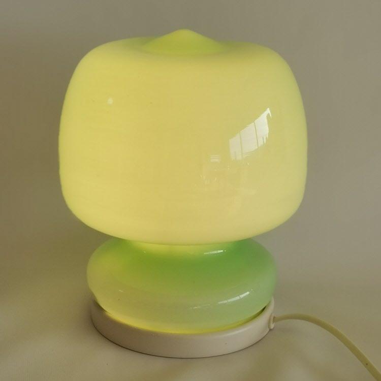 Italienische Murano Tischlampe Design Gino Vistosi 1960er.