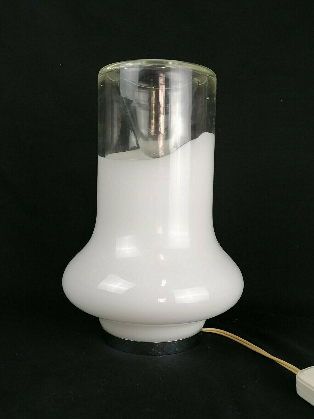 Vintage Tischlampe Design Carlo Nason für Mazzega um 1970 Lampen Carlo Nason Mazzega 