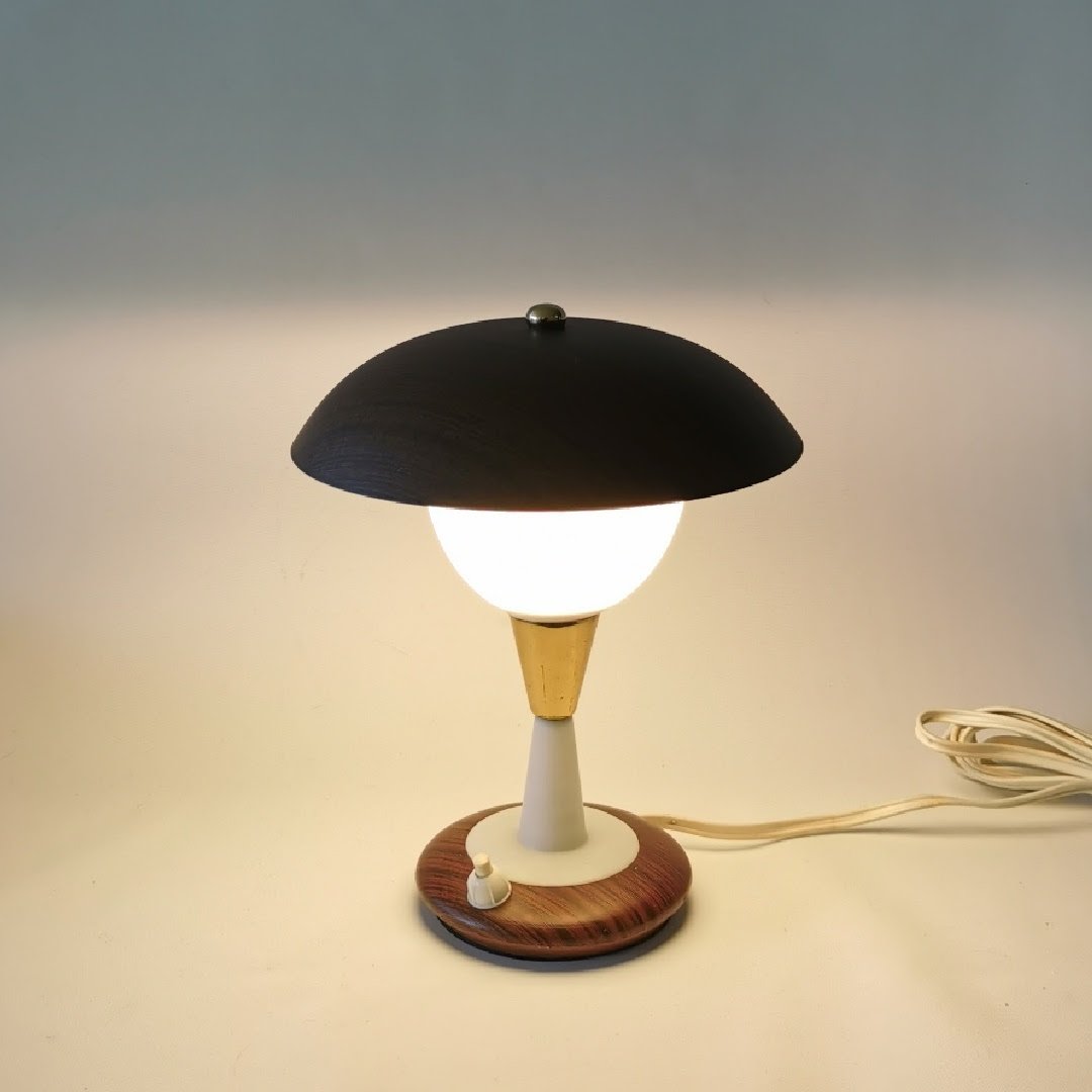 Vintage Tischlampe Italien um 1950-60 Lampen Made in Italy 