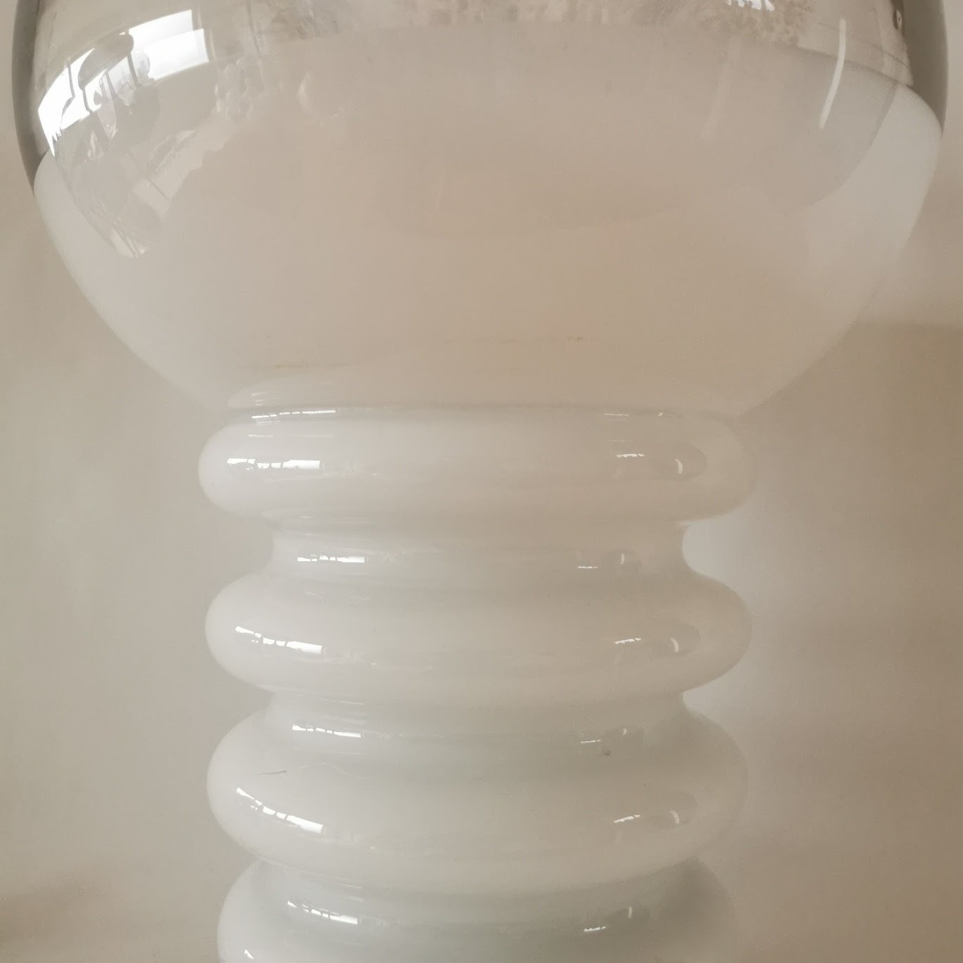 Italienische Vintage Bodenlampe in Glühbirnenform 1960-70 Lampen Carlo Nason Mazzega Murano 